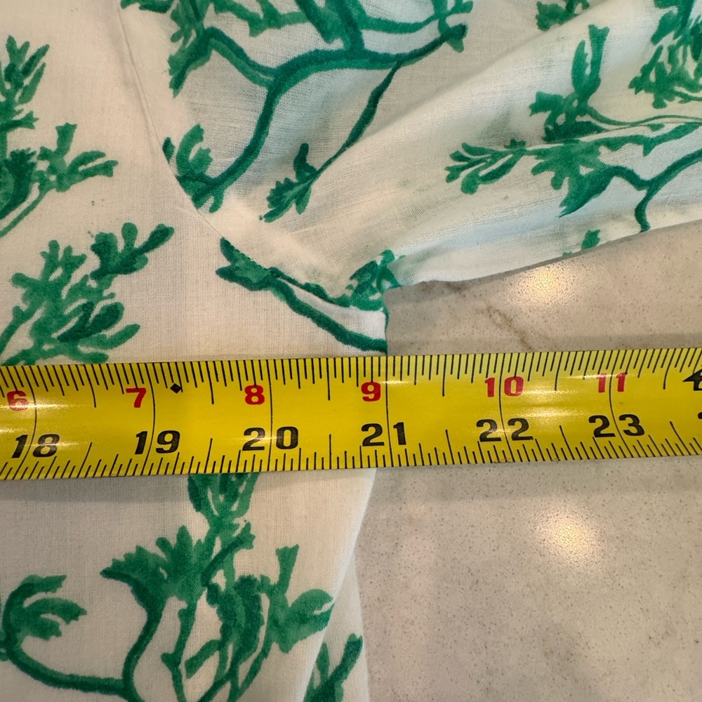 Tuckernuck/Ro’s Garden Green and White Deauville Dress - Picture 8 of 9